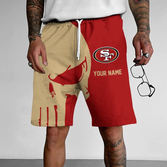 San Francisco 49ers Personalized Men shorts BGSHORT056