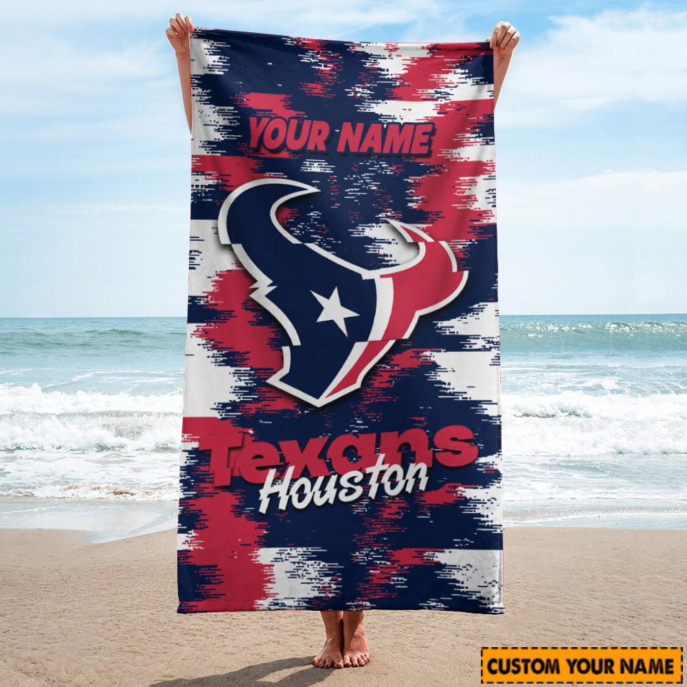 Houston Texans Personalized Limited Edition Beach Towel AZBTOWEL060