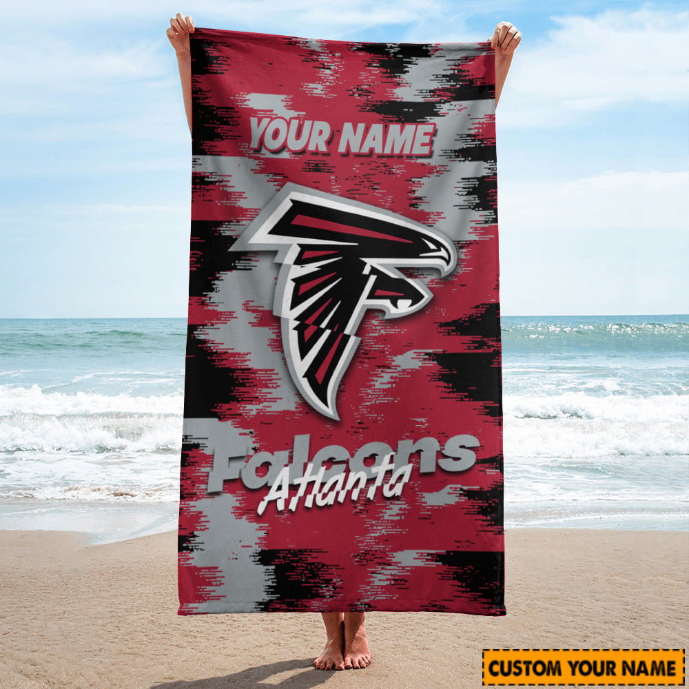Atlanta Falcons Personalized Limited Edition Beach Towel AZBTOWEL040