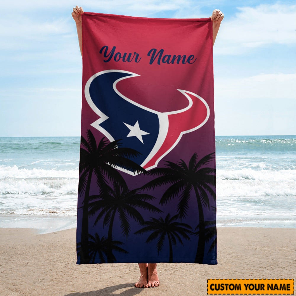 Houston Texans Personalized Limited Edition Beach Towel AZBTOWEL096