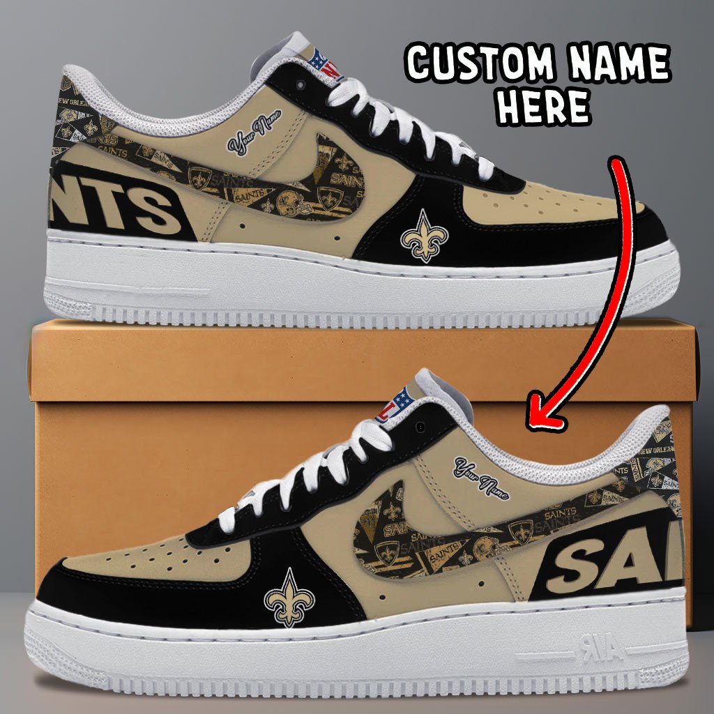 New Orleans Saints Personalized AF1-1 Shoes AF1S024