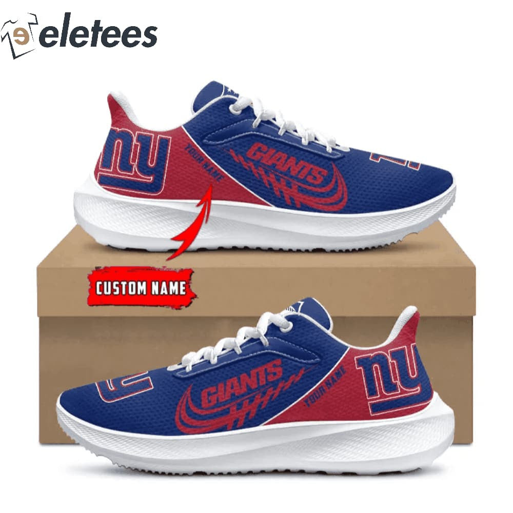 New York Giants Lightweight Patch Decor Running Shoes AZBTRS000077