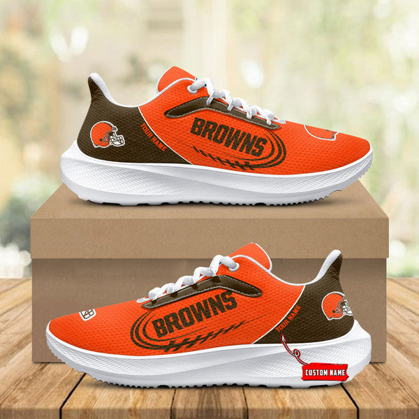 Cleveland Browns Lightweight Patch Decor Running Shoes AZBTRS000092
