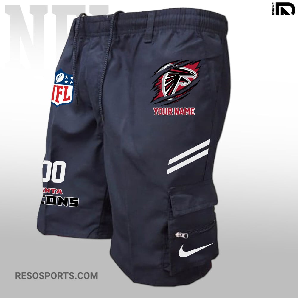 Atlanta Falcons Personalized Multi-Pockets Man Shorts AZBTMPMS000028