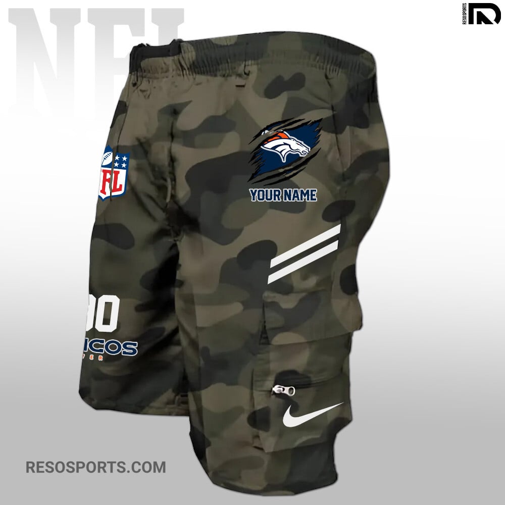 Denver Broncos Personalized Multi-Pockets Man Shorts AZBTMPMS000026