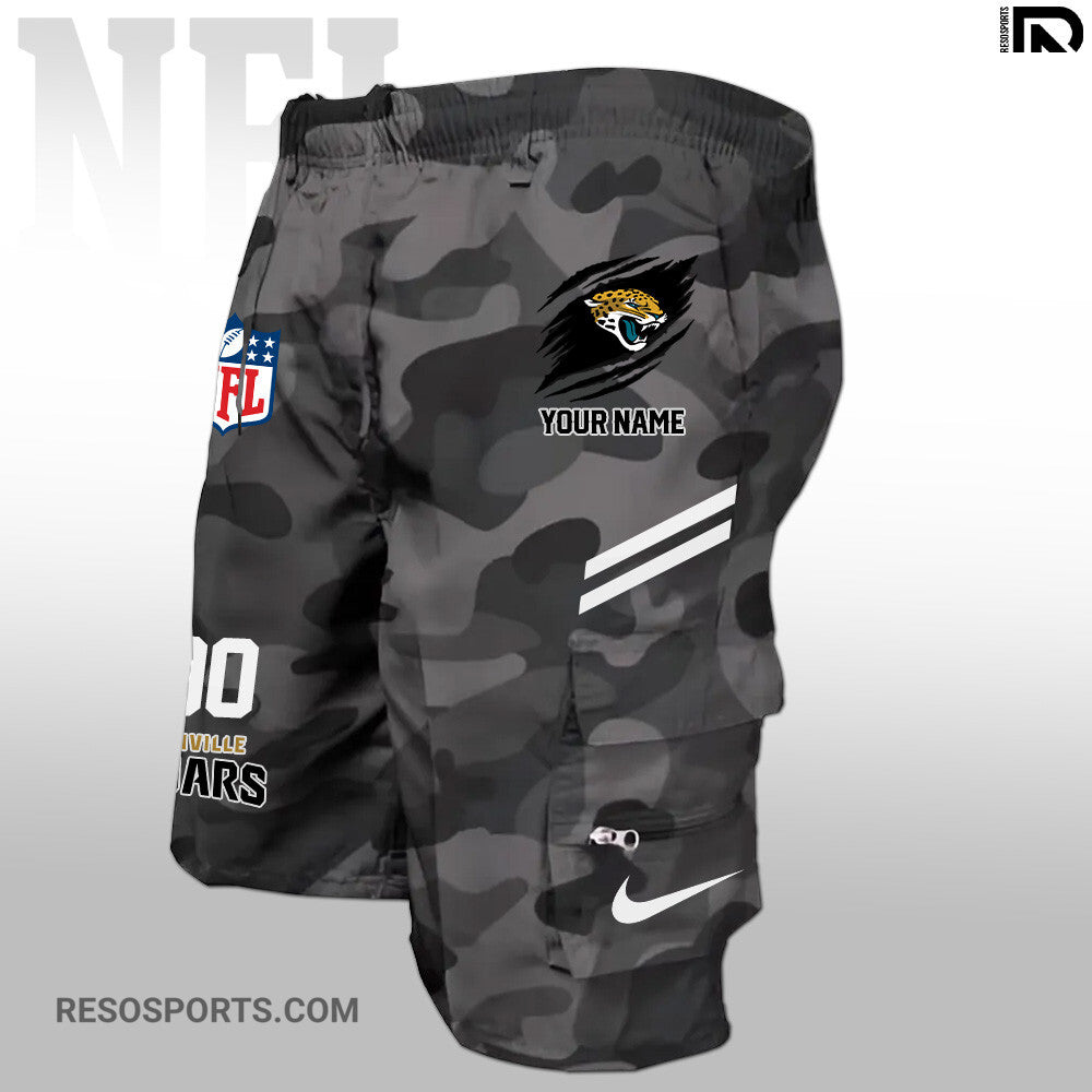 Jacksonville Jaguars Personalized Multi-Pockets Man Shorts AZBTMPMS000017