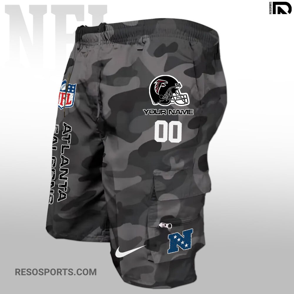 Atlanta Falcons Personalized Multi-Pockets Man Shorts AZBTMPMS000007
