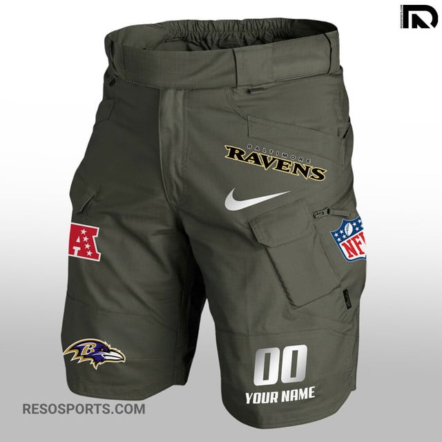 Baltimore Ravens Limited Edition Front Pockets Men Shorts AZBTFPMS000130