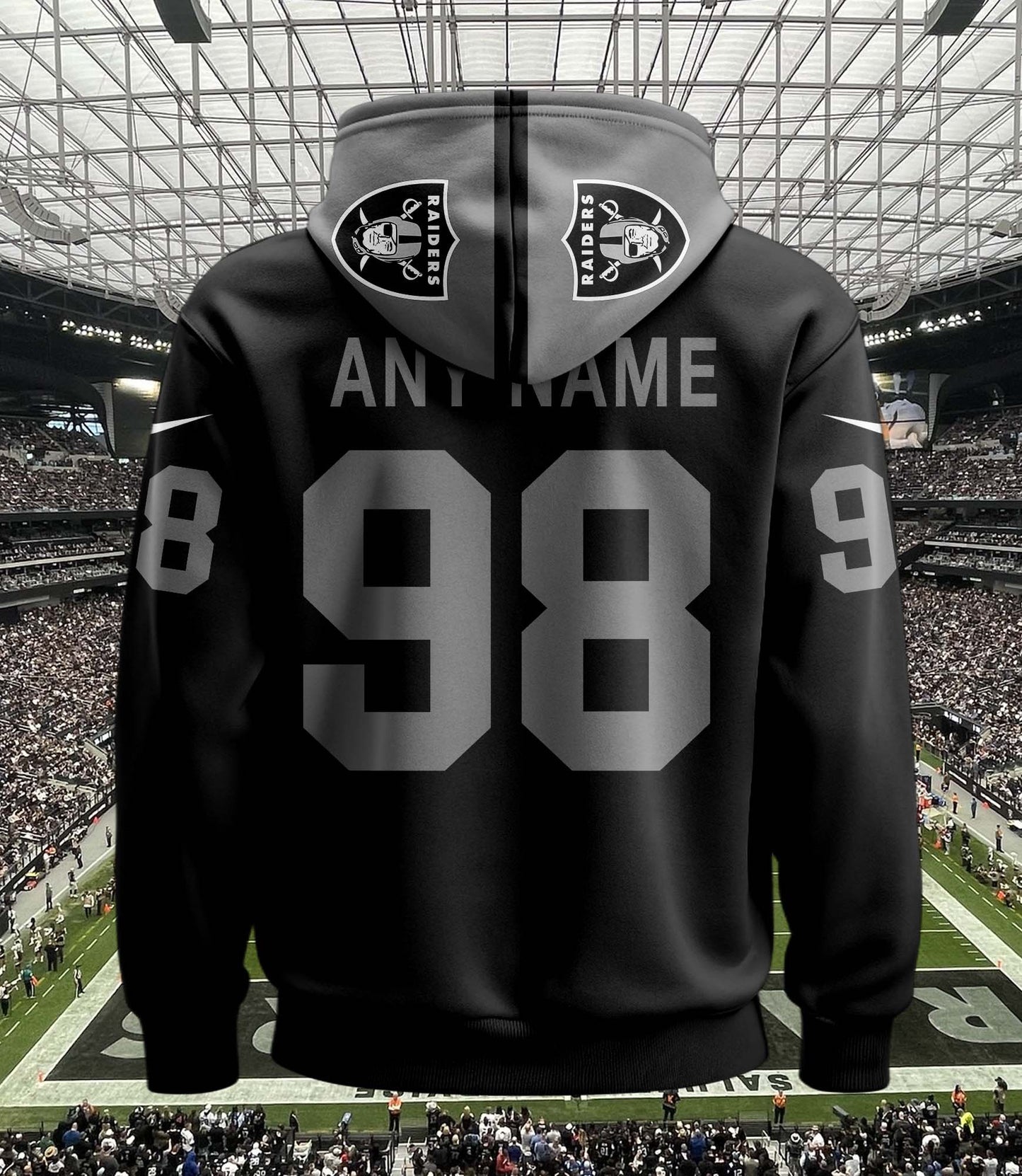 Las Vegas Raiders New Personalized Football Hoodie Style Jersey AZBTJSHD000078