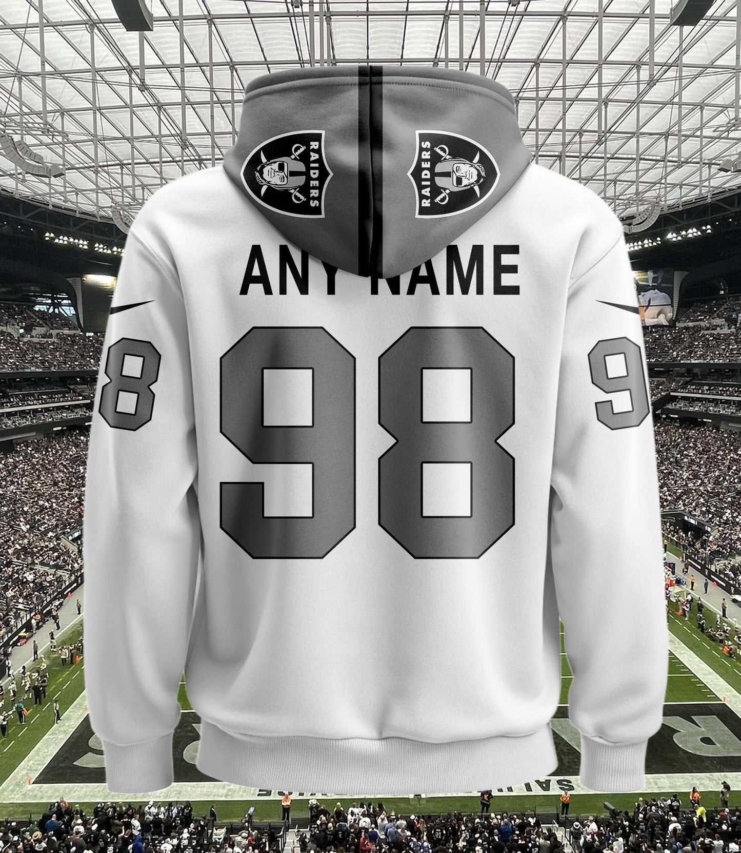 Las Vegas Raiders New Personalized Football Hoodie Style Jersey AZBTJSHD000077