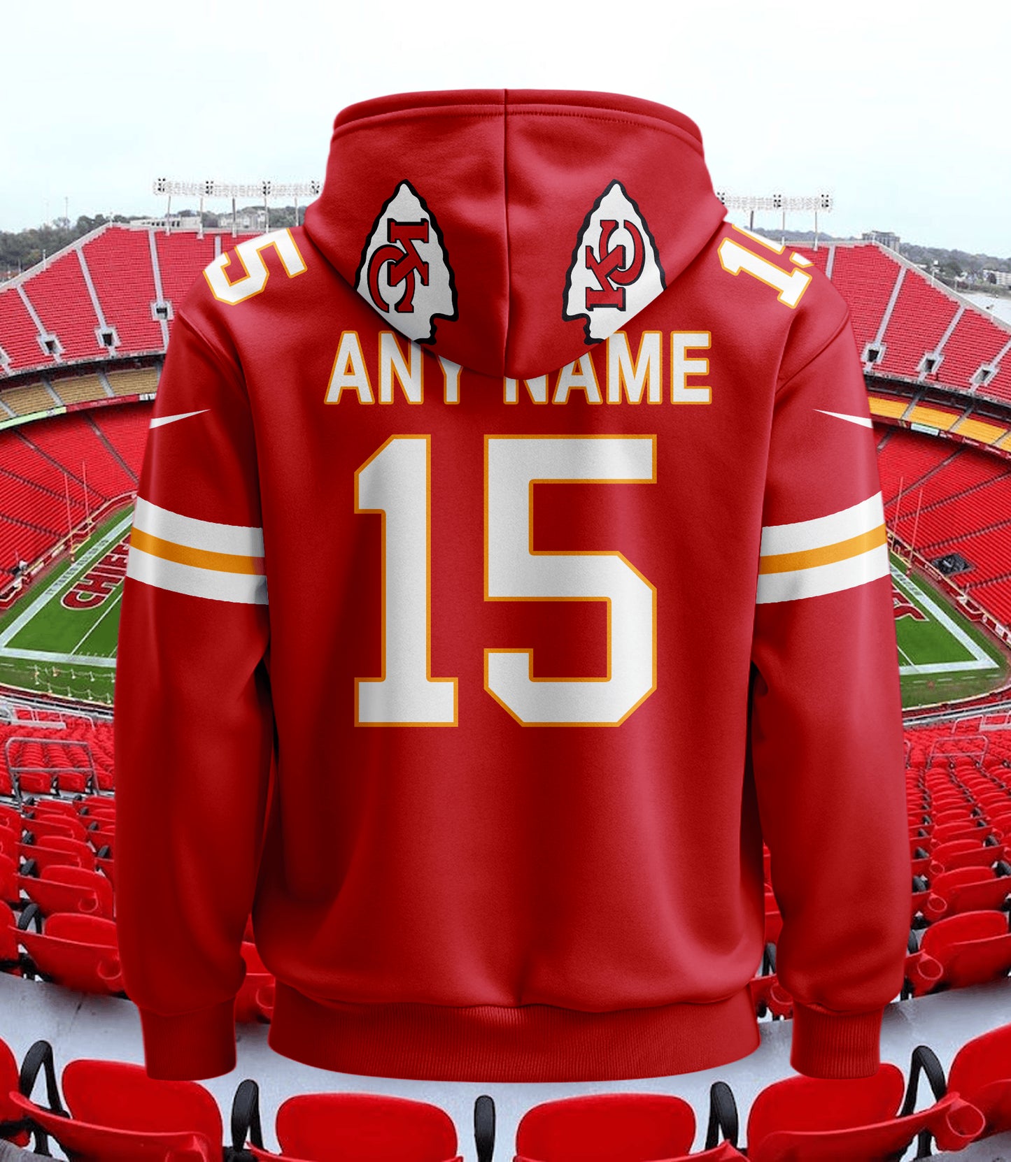Kansas City Chiefs New Personalized Football Hoodie Style Jersey AZBTJSHD000076
