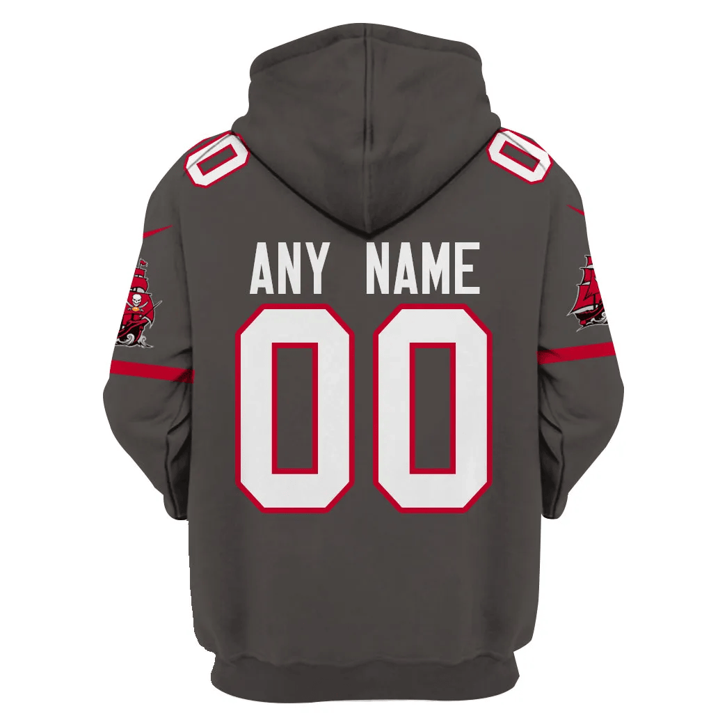 Tampa Bay Buccaneers New Personalized Football Hoodie Style Jersey AZBTJSHD000042