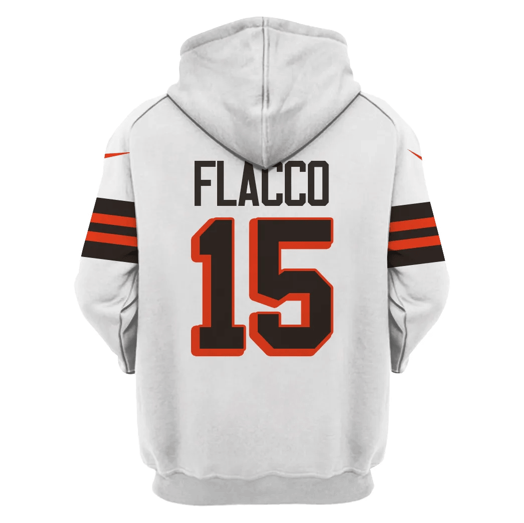 Cleveland Browns New Personalized Football Hoodie Style Jersey AZBTJSHD000026