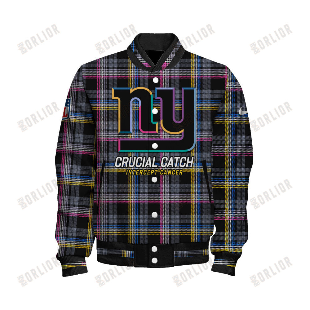 New York Giants Personalized Unisex Varsity Jacket AZBTVJK000318