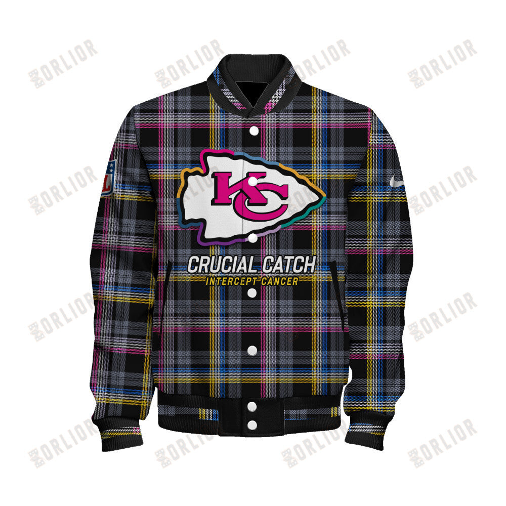 Kansas City Chiefs Personalized Unisex Varsity Jacket AZBTVJK000326