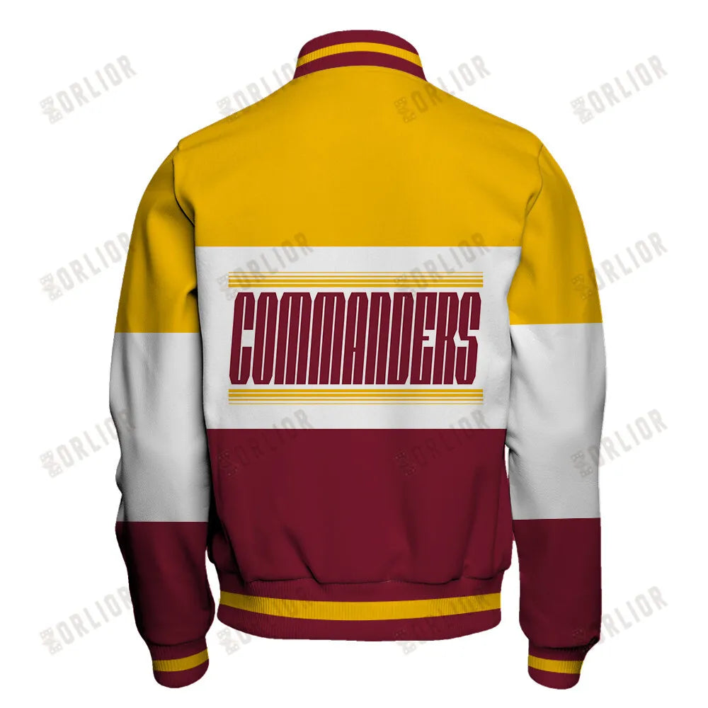 Washington Commanders Unique Design Unisex Varsity Jacket AZBTVJK000234