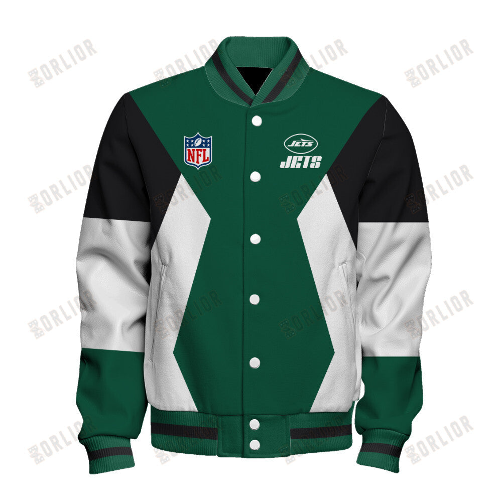 New York Jets Unique Design Unisex Varsity Jacket AZBTVJK000241