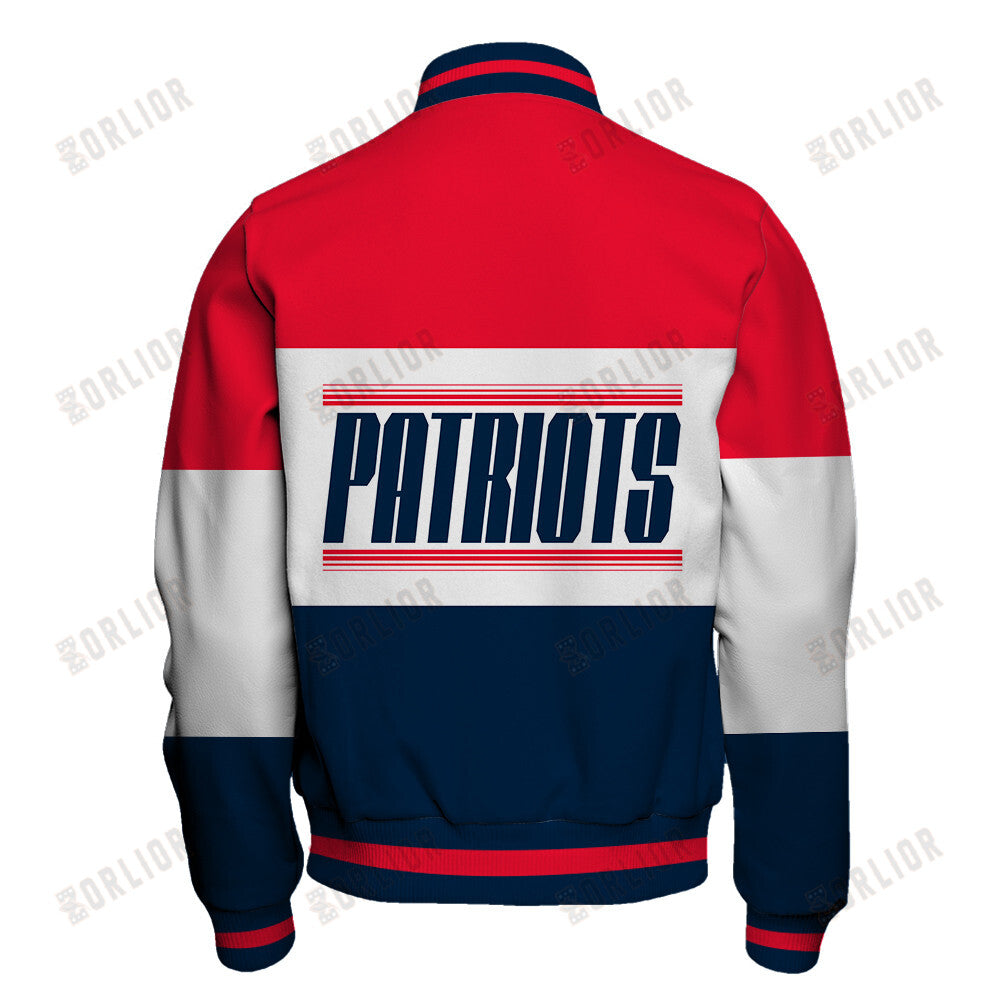 New England Patriots Unique Design Unisex Varsity Jacket AZBTVJK000244