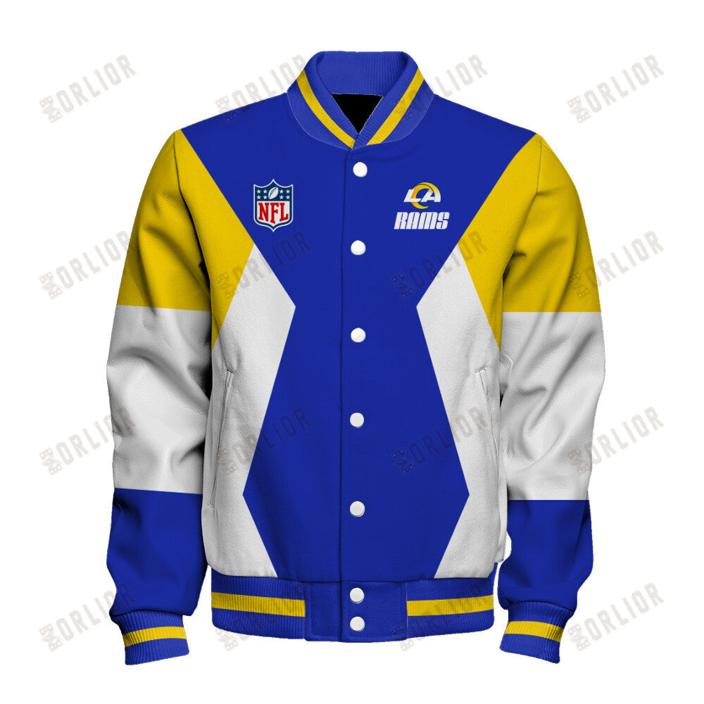 Los Angeles Rams Unique Design Unisex Varsity Jacket AZBTVJK000247