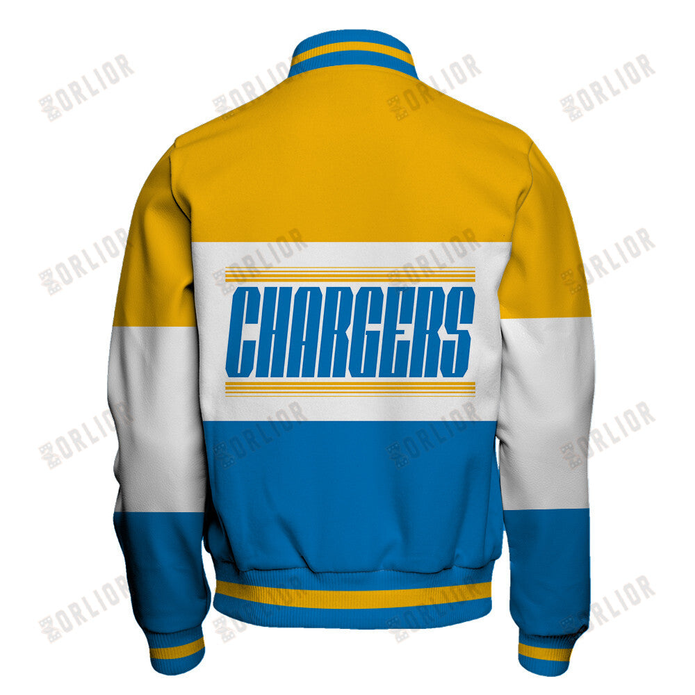 Los Angeles Chargers Unique Design Unisex Varsity Jacket AZBTVJK000248