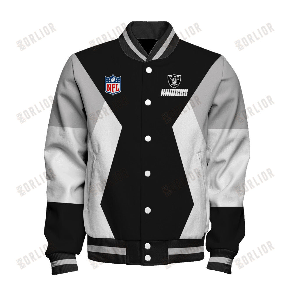Las Vegas Raiders Unique Design Unisex Varsity Jacket AZBTVJK000249