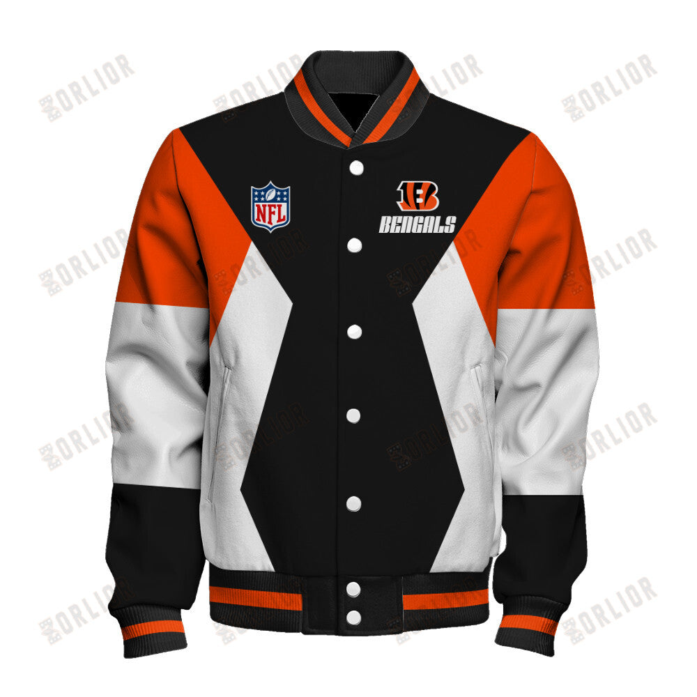 Cincinnati Bengals Unique Design Unisex Varsity Jacket AZBTVJK000259