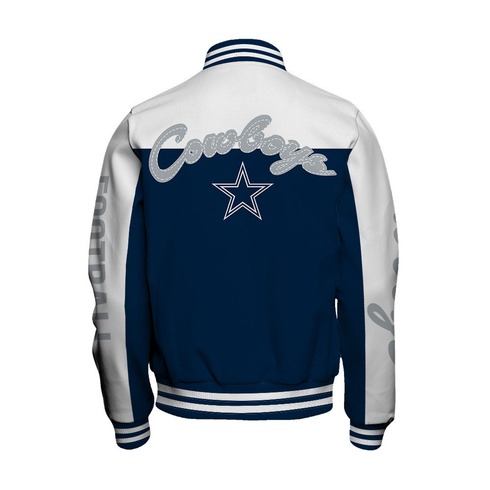 Dallas Cowboys Unisex Athletic Legacy Varsity Jacket AZBTVJK000193