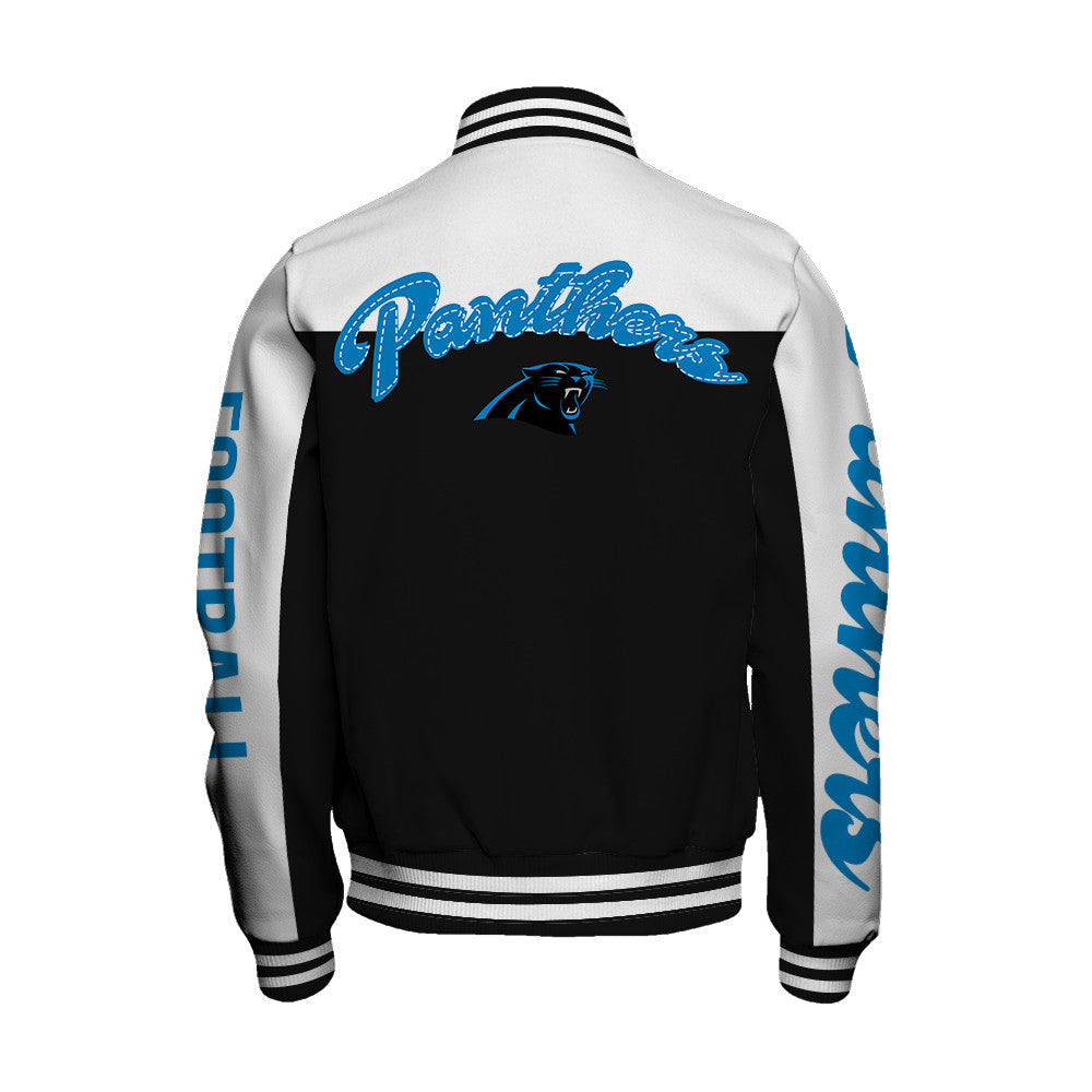 Carolina Panthers Unisex Athletic Legacy Varsity Jacket AZBTVJK000197