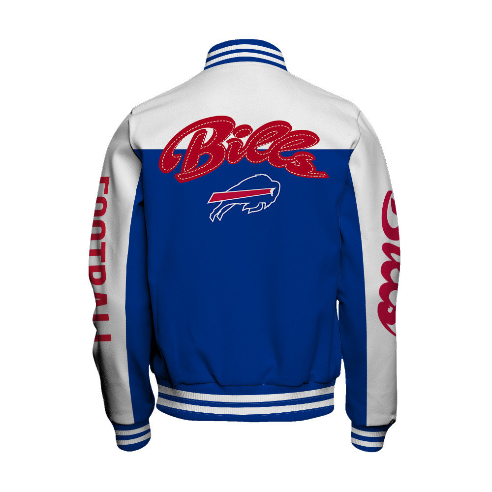 Buffalo Bills Unisex Athletic Legacy Varsity Jacket AZBTVJK000198