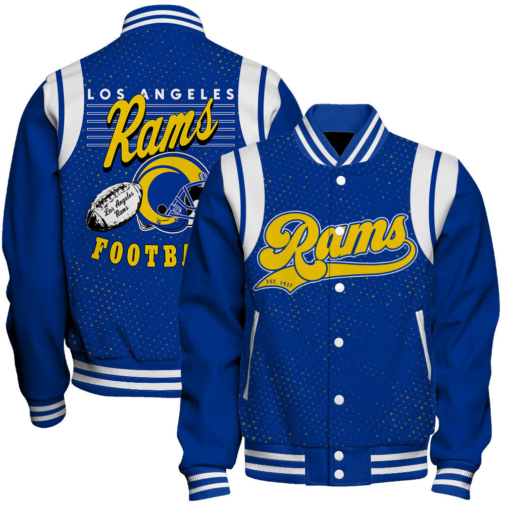 Los Angeles Rams Unisex Athletic Legacy Varsity Jacket AZBTVJK000220