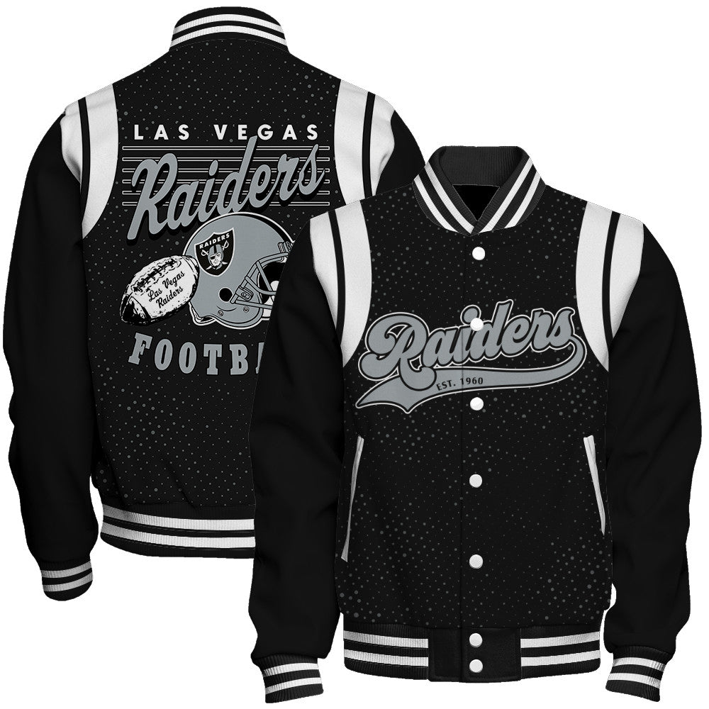 Las Vegas Raiders Unisex Athletic Legacy Varsity Jacket AZBTVJK000222