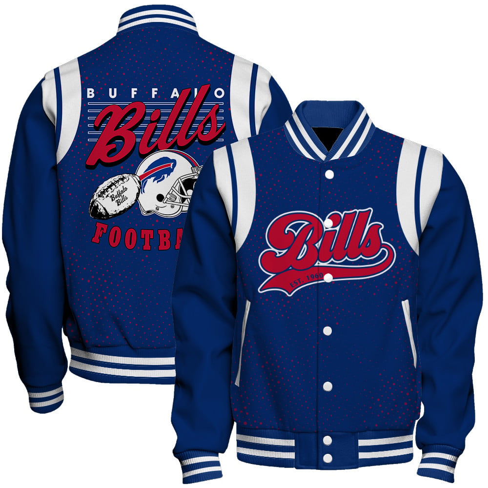 Buffalo Bills Unisex Athletic Legacy Varsity Jacket AZBTVJK000203