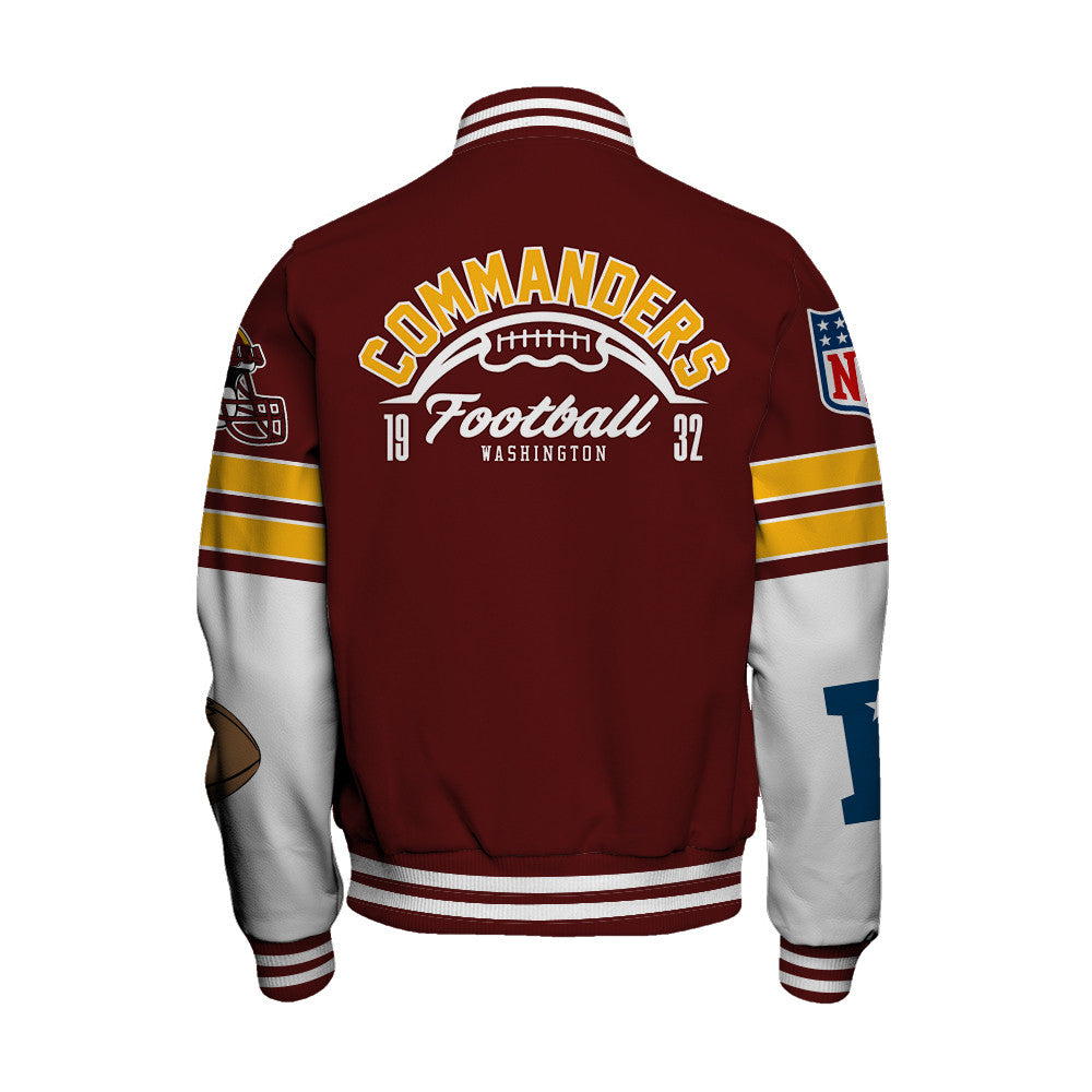 Washington Commanders Unisex Ultimate Game Day Varsity Jacket AZBTVJK000044
