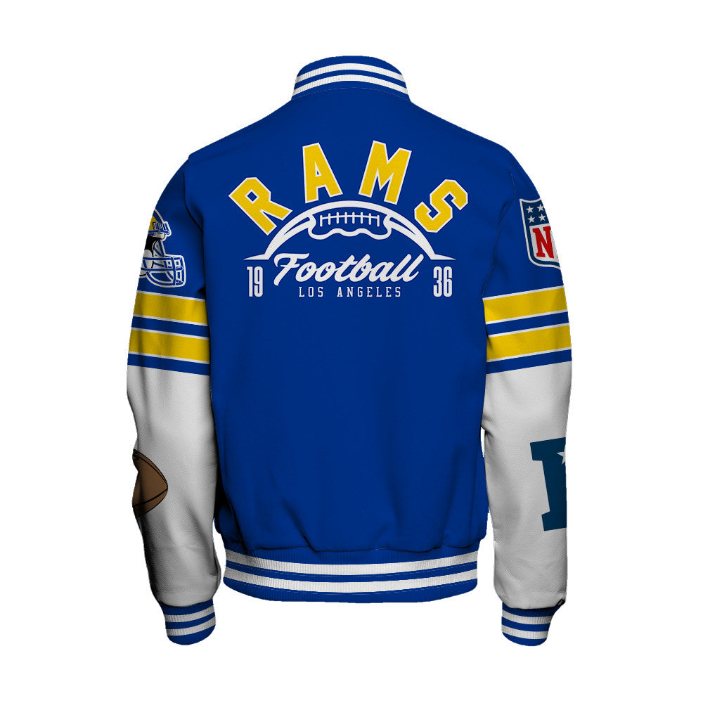 Los Angeles Rams Unisex Ultimate Game Day Varsity Jacket AZBTVJK000057