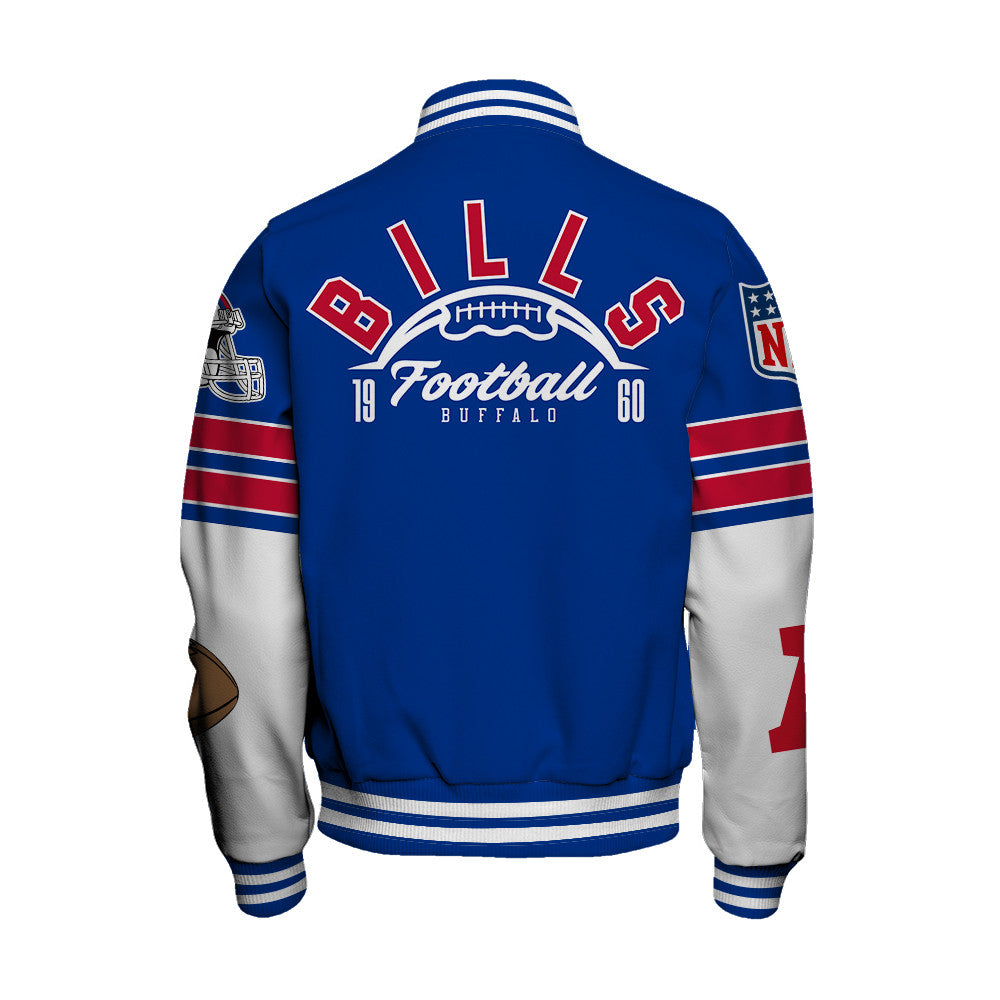 Buffalo Bills Unisex Ultimate Game Day Varsity Jacket AZBTVJK000072