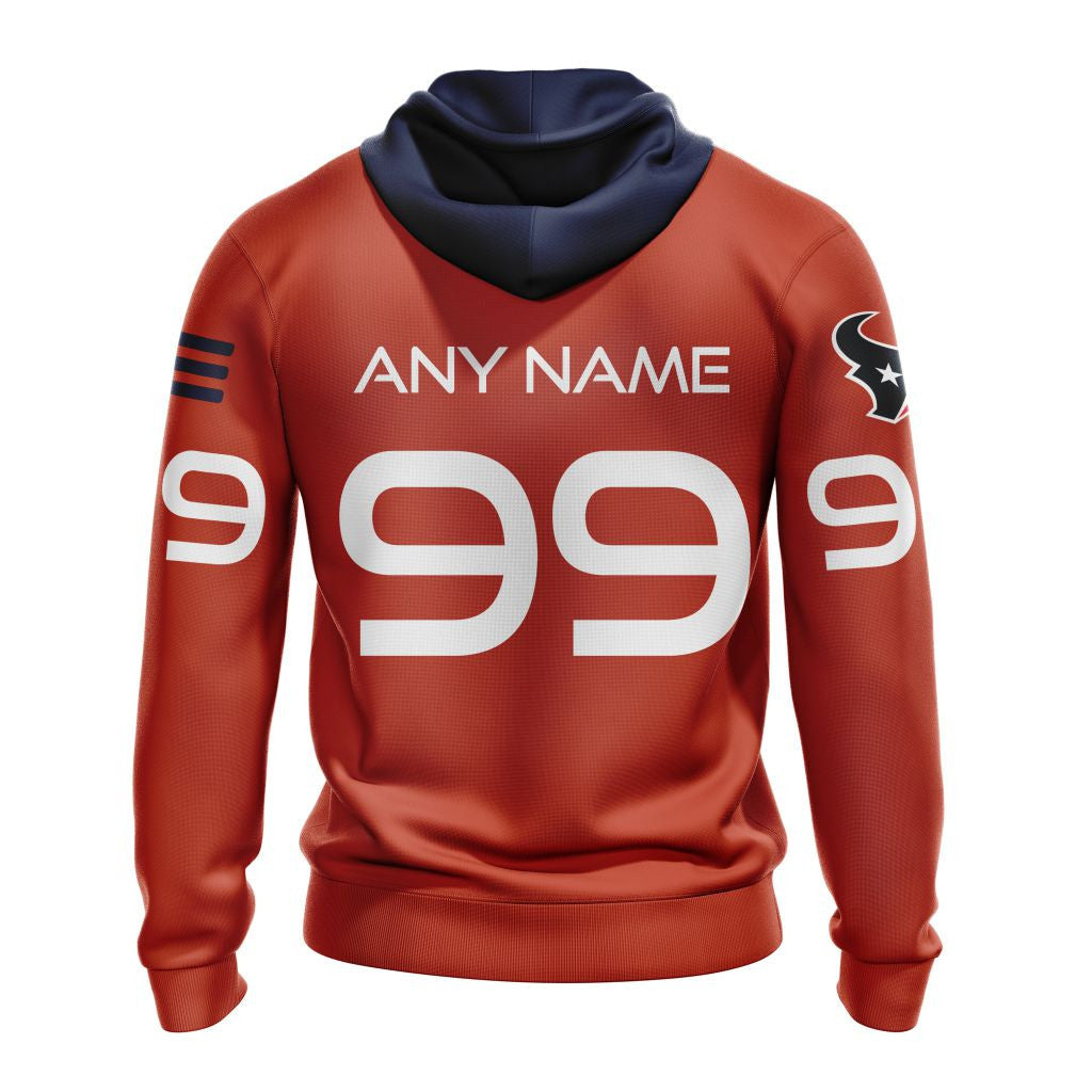 Houston Texans New Hoodie Personalized Letters Number AZBTCMHD000050