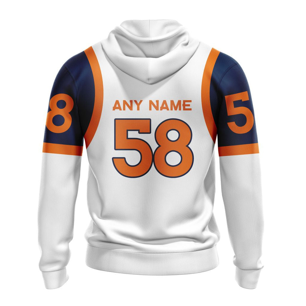 Denver Broncos New Hoodie Personalized Letters Number AZBTCMHD000008