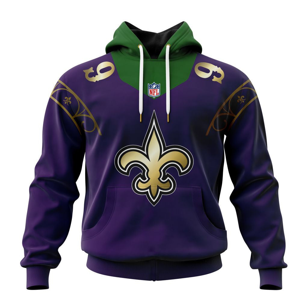New Orleans Saints New Hoodie Personalized Letters Number AZBTCMHD000061