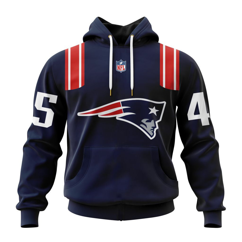 New England Patriots New Hoodie Personalized Letters Number AZBTCMHD000024