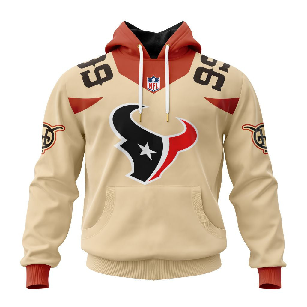 Houston Texans New Hoodie Personalized Letters Number AZBTCMHD000034