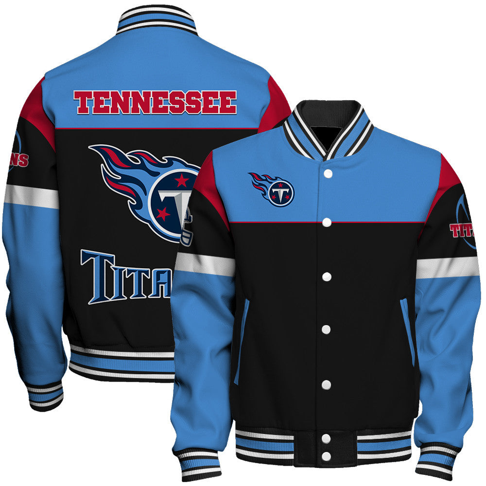 Tennessee Titans Unisex Team Spirit Varsity Jacket AZBTVJK000077