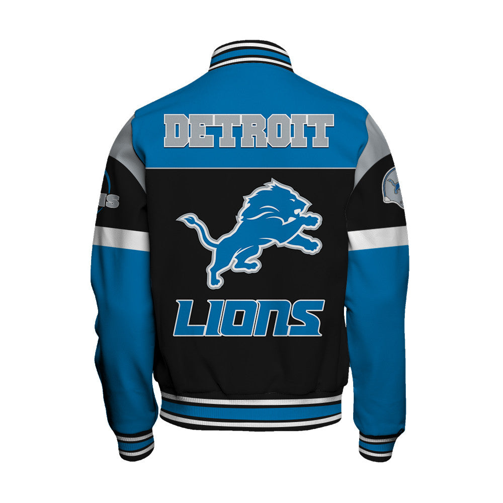 Detroit Lions Unisex Team Spirit Varsity Jacket AZBTVJK000097