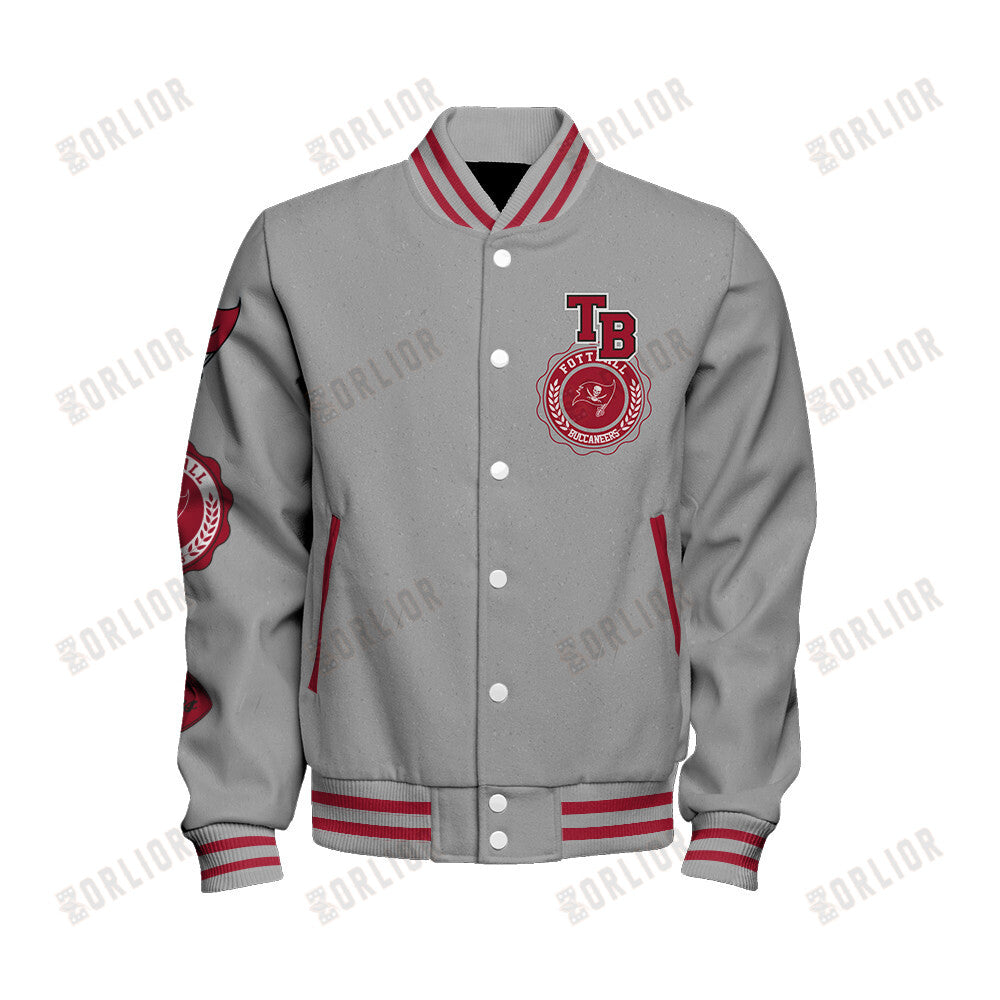 Tampa Bay Buccaneers Personalized Unisex Varsity Jacket AZBTVJK000344