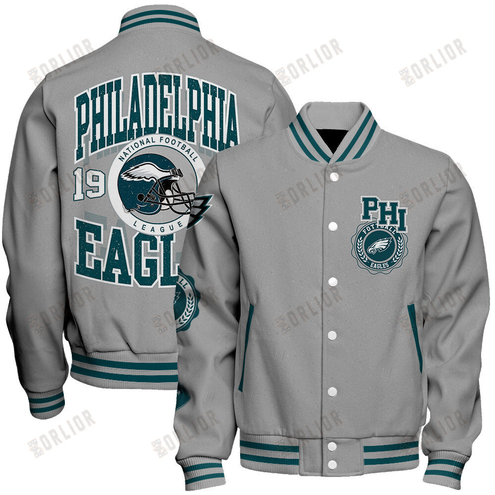 Philadelphia Eagles Personalized Unisex Varsity Jacket AZBTVJK000348