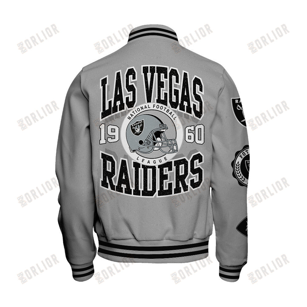 Las Vegas Raiders Personalized Unisex Varsity Jacket AZBTVJK000357