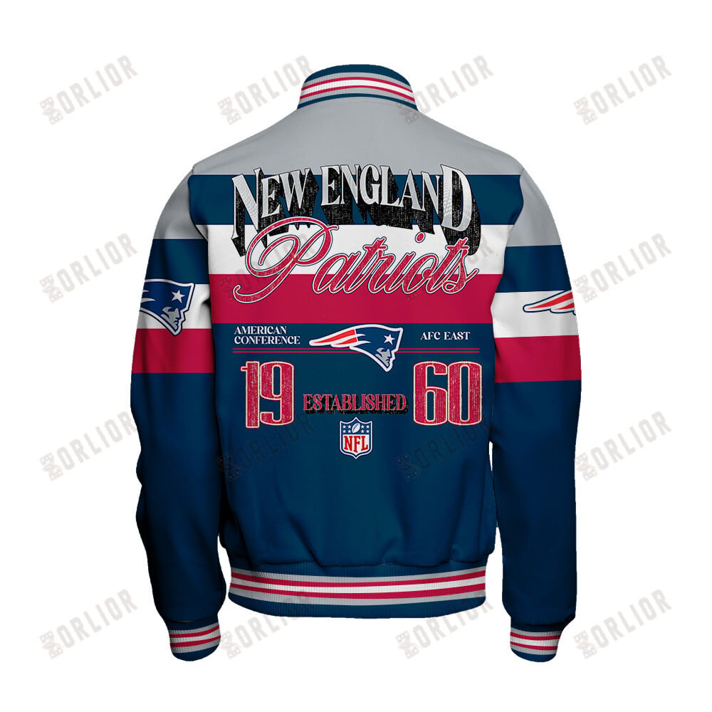 New England Patriots Personalized Unisex Varsity Jacket AZBTVJK000384