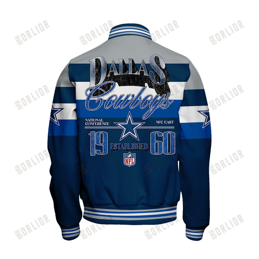 Dallas Cowboys Personalized Unisex Varsity Jacket AZBTVJK000397
