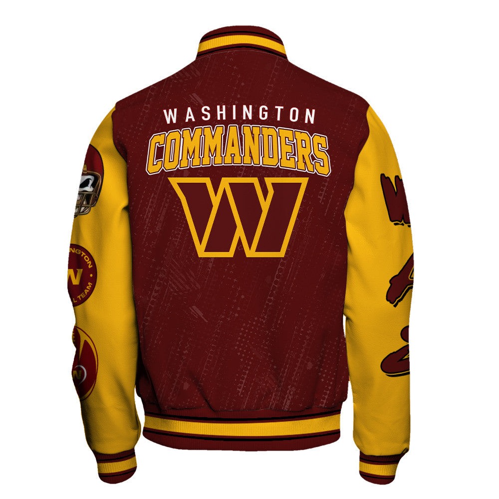 Washington Commanders Unisex Athletic Legacy Varsity Jacket AZBTVJK000108