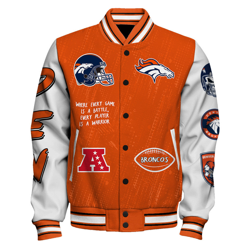 Denver Broncos Unisex Athletic Legacy Varsity Jacket AZBTVJK000129