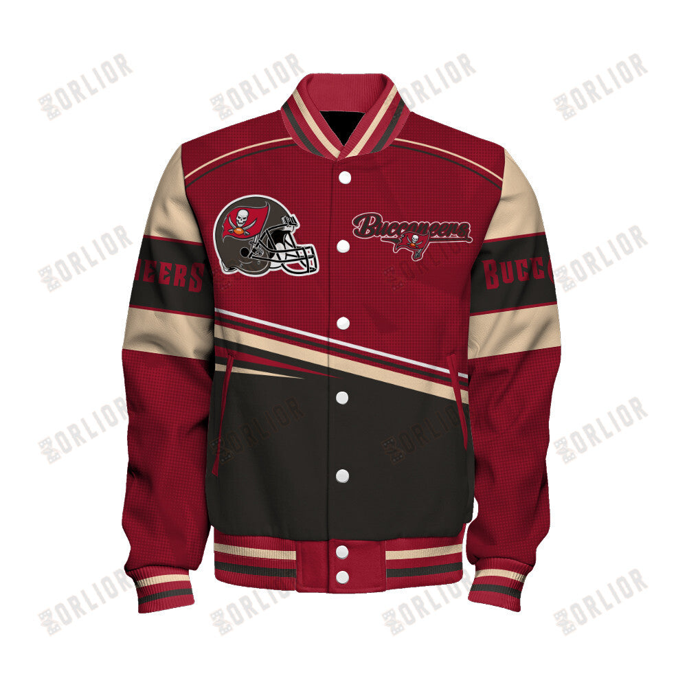 Tampa Bay Buccaneers Personalized Unisex Varsity Jacket AZBTVJK000271